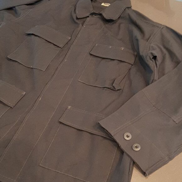 Doomsday Prepper Dark Gray Shirt Jacket - Picture 5 of 8